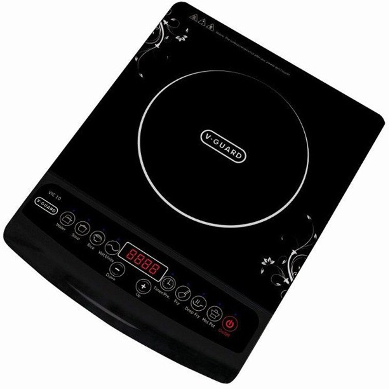 V Guard VIC-10 Induction Cooktop(Black, Push Button)
