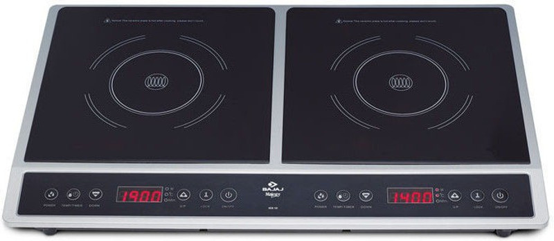 Bajaj ICX 10 Induction Cooktop(Black, Push Button)