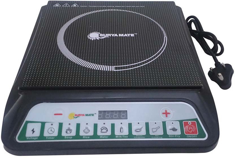Suryamate SuryaMate A-8 Induction Cooktop(Black, Push Button)