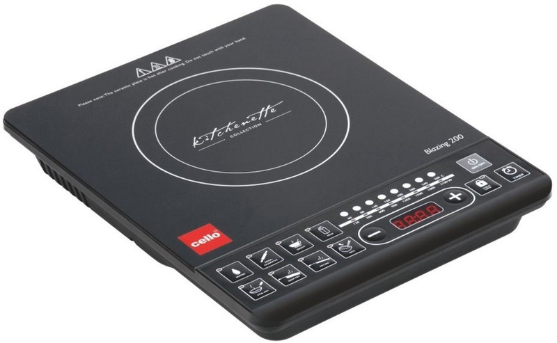 Cello Blazing 200 Induction Cooktop(Black, Push Button)