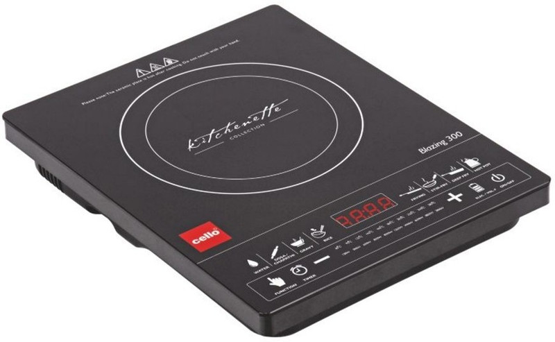 Cello Blazing 300 Induction Cooktop(Black, Push Button)