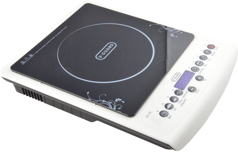 V-Guard VIC-20 Induction Cooktop(Black, White, Push Button) V-Guard VIC-20 Induction Cooktop(Black, White, Push Button)