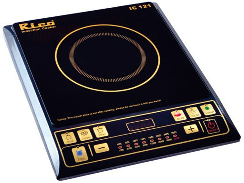 Rico IC 121 Induction Cooktop(Black, Push Button) Rico IC 121 Induction Cooktop(Black, Push Button)