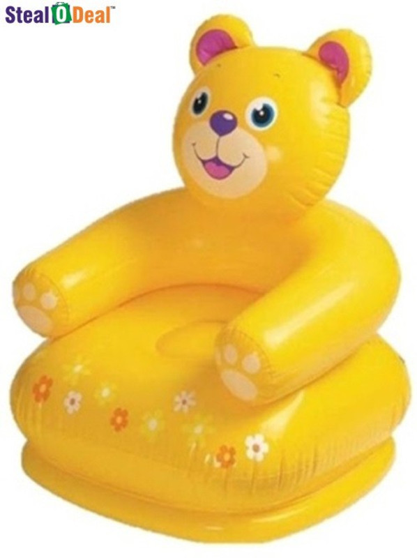 Intex Stealodeal Teddy Chair Inflatable Chair(Yellow) RS.499 (57.00% Off) - Flipkart