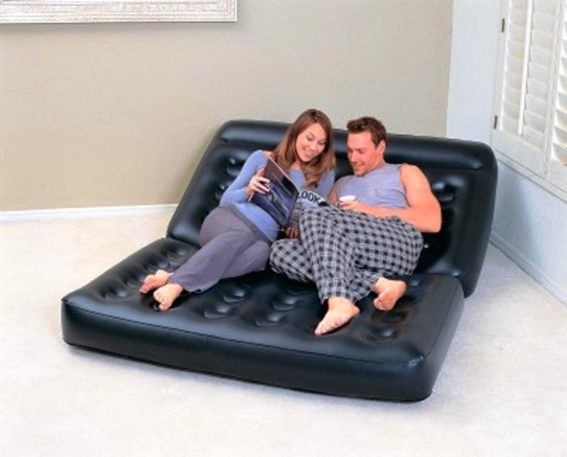 Bestway PU Leatherette 3 Seater Inflatable Sofa(Color - Black) RS.5484 (54.00% Off) - Flipkart