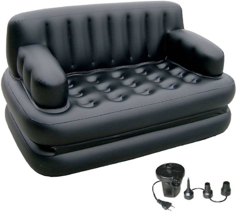 GENEXTONLINE PVC 2 Seater Inflatable Sofa(Color - Black) RS.8038 (68.00% Off) - Flipkart