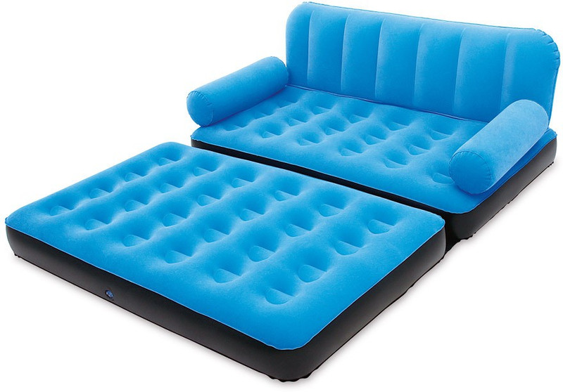 Bestway Classy Velvet 3 Seater Inflatable Sofa(Color - Blue) RS.3420 (60.00% Off) - Flipkart