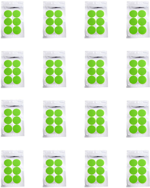 Safe-O-Kid Extra Large, High Quality, Long Lasting Resealable Green Anti-Mosquito Patches(Pack of 96)