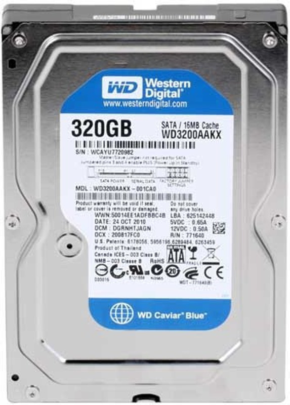 WD WD Caviar Blue 320 GB Desktop Internal Hard Disk Drive (WD3200AAJS)