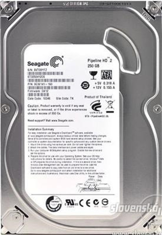 Seagate Pipeline HD2 250GB Desktop Internal Hard Disk Drive (ST3250412CS) Seagate Pipeline HD2 250GB Desktop Internal Hard Disk Drive (ST3250412CS)