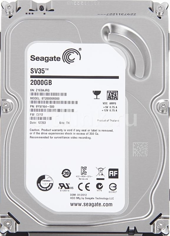 Seagate Barracuda SV-35 2 TB Desktop Internal Hard Disk Drive (ST2000VX000) Seagate Barracuda SV-35 2 TB Desktop Internal Hard Disk Drive (ST2000VX000)