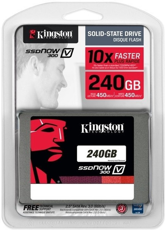 Kingston V300 240 GB Desktop Internal Solid State Drive (SSDNOW SV300S37A) Kingston V300 240 GB Desktop Internal Solid State Drive (SSDNOW SV300S37A)