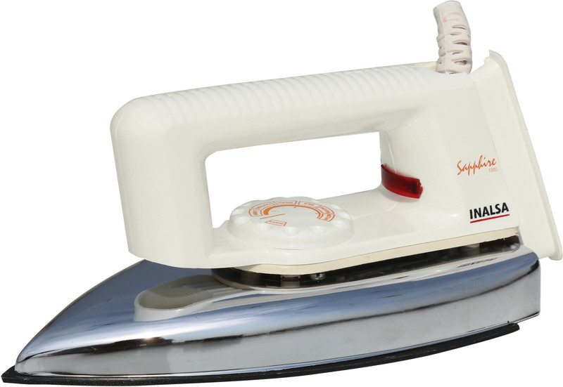 Inalsa Sapphire 1000 Dry Iron(White) RS.735 (54.00% Off) - Flipkart