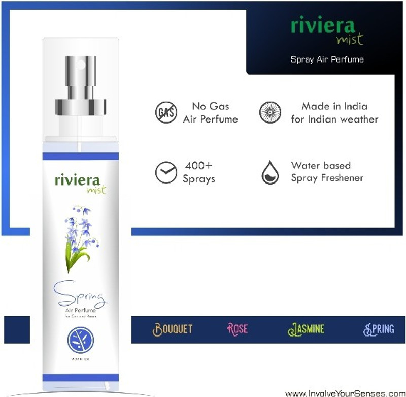 Involve Riviera Mist Spray Spring Car Freshener(60 ml) Involve Riviera Mist Spray Spring Car Freshener(60 ml)