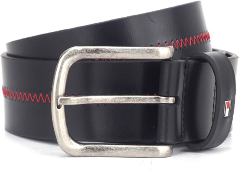Tommy Hilfiger Men Casual Black Genuine Leather Belt Tommy Hilfiger Men Casual Black Genuine Leather Belt