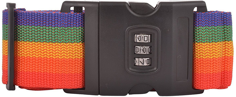 Shrih Combination Lock With Luggage Strap(Multicolor)