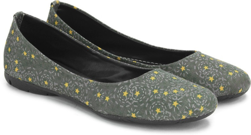 Nell Women Grey, Yellow Flats Nell Women Grey, Yellow Flats