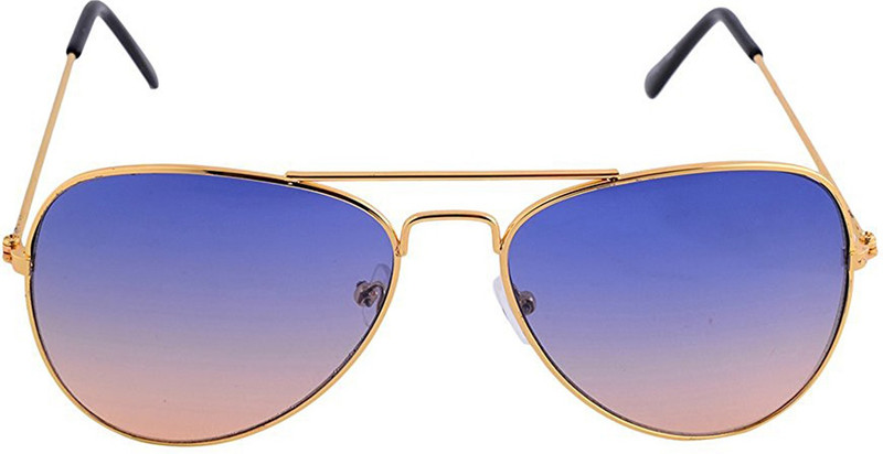 Forty Hands Aviator Sunglasses(Blue, Pink)