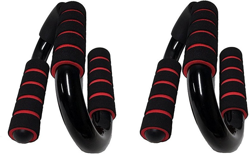 Komfort Push up Stand Push-up Bar(Black, Red)