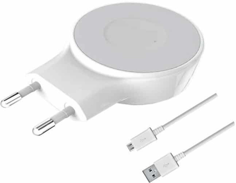 VibeX ® LDNIO A2269 2.1 Amp Dual USB Port AC Adapter forcable Apple iPhone 5/iPhone 6/6S/6Plus/ Apple iPad Air/Air 1 A Multiport iPod Charger with Detachable Cable(White)