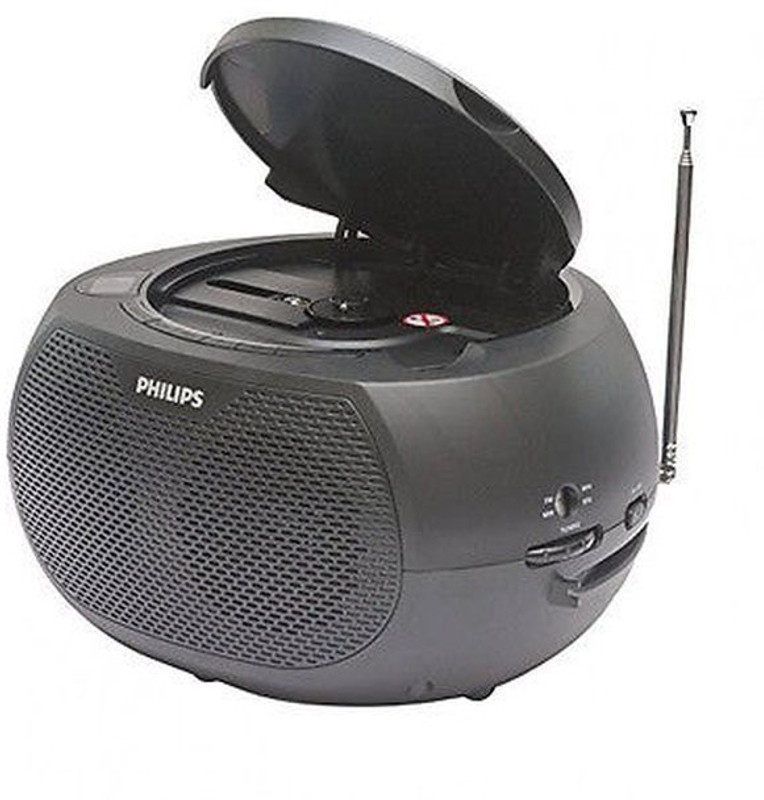 Philips AZ380/94 Boom Box(Black)
