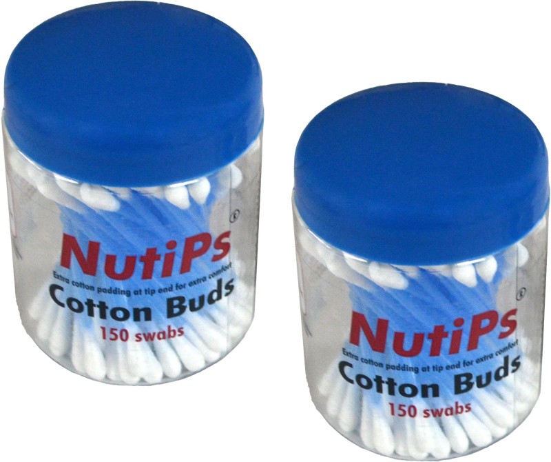 Nutips Cotton Buds Jar 150 Swabs(150 Units)