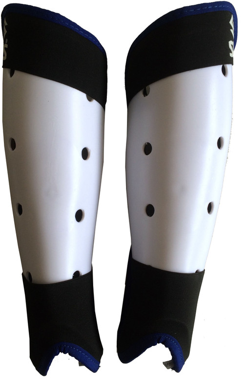 SNS ANATOMIC - B Hockey Shin Guard(White, Black, Blue)