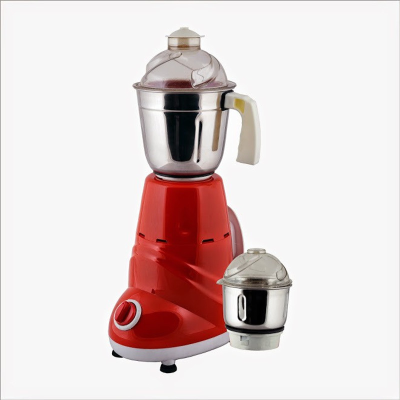 Anjalimix ZOBODUORED Zobo Duo 600 W Mixer Grinder(Red, 2 Jars)