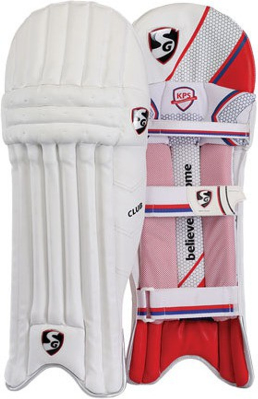 SG Club Men's (39 - 43 cm) Batting Pad(White, Right Hand)
