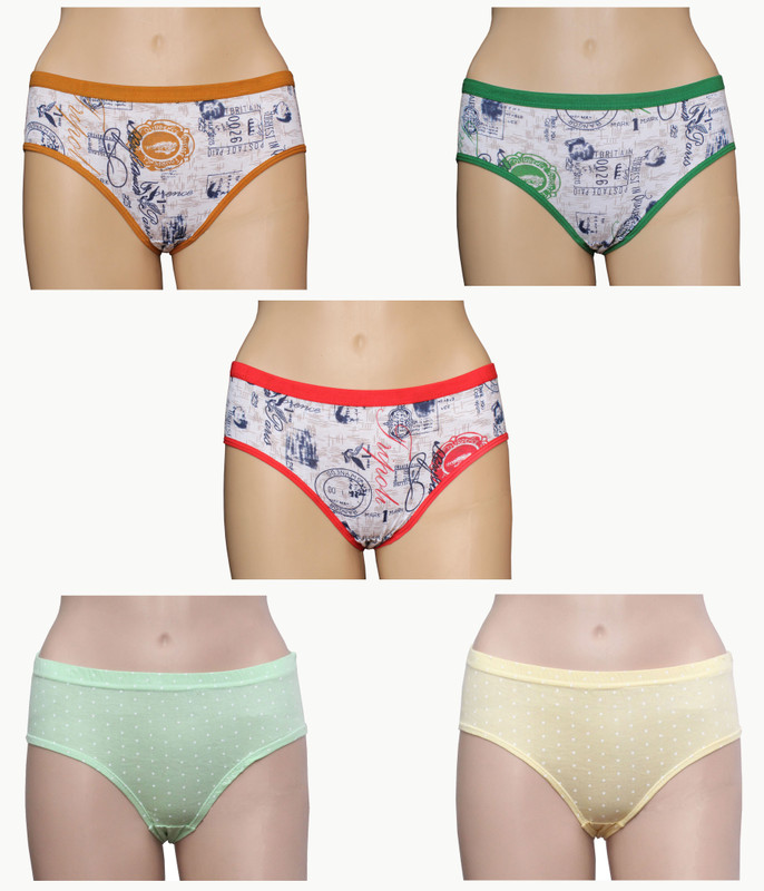 Maxter Women Hipster Multicolor Panty(Pack of 5)