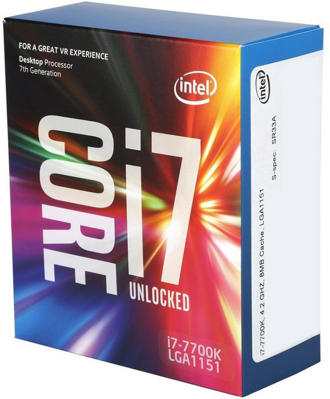 Intel 4.2 GHz LGA 1151 7700k Processor(Grey)