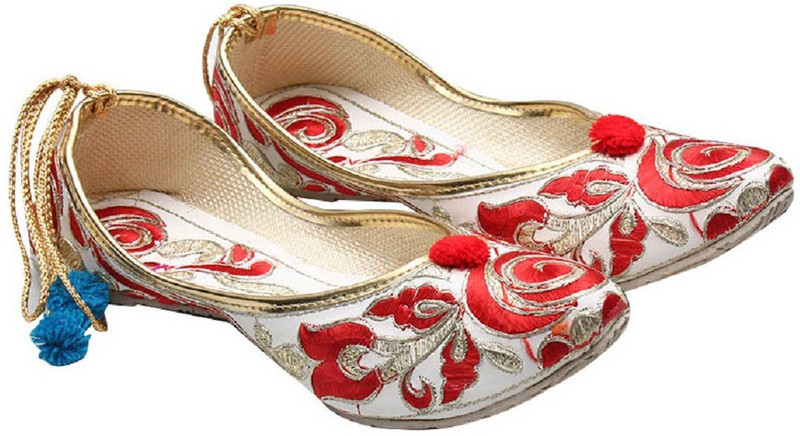 Port Women's Multicolor Punjabi Jutti Casuals For Women(Multicolor)