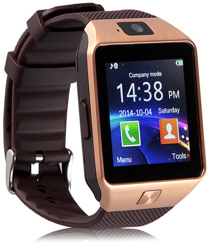 Medulla DZ09-22 Bluetooth with Built-in Sim card and memory card slot Compatible with All Android Mobiles Brown Smartwatch(Brown Strap Regular) RS.869 (81.00% Off) - Flipkart