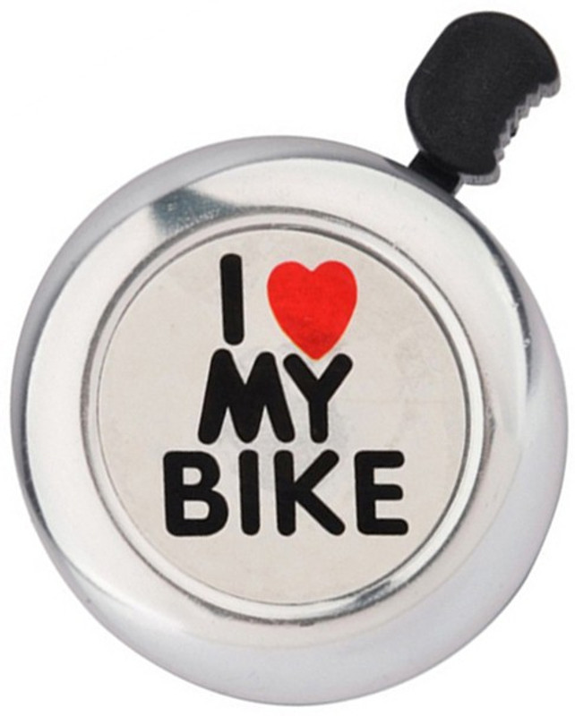 Futaba I Love My Bike Bicycle Bell - Silver Bell(Silver) Futaba I Love My Bike Bicycle Bell - Silver Bell(Silver)