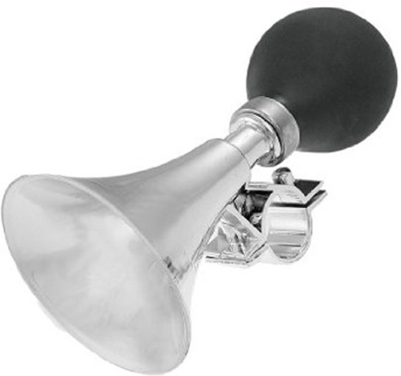 Futaba Bicycle Air Horn Bugle Trumpet - Silver Tone Bell(Silver) Futaba Bicycle Air Horn Bugle Trumpet - Silver Tone Bell(Silver)