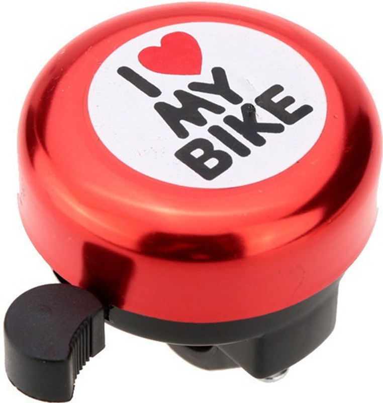 Futaba I Love My Bike Bicycle Bell - Red Bell(Red) Futaba I Love My Bike Bicycle Bell - Red Bell(Red)