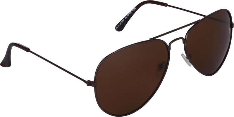 MARKQUES Aviator Sunglasses(Brown)