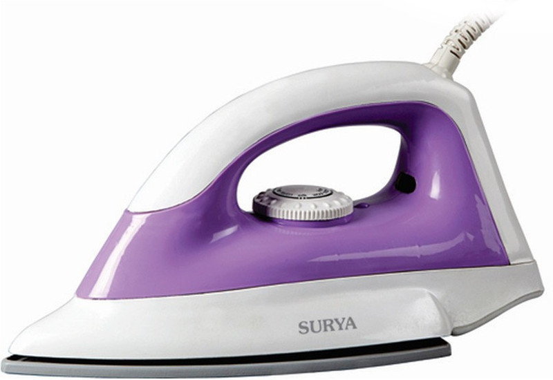 Surya Creaz 1000 W Dry Iron(White, purpel) Surya Creaz 1000 W Dry Iron(White, purpel)