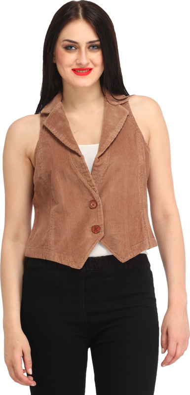 Xpose Sleeveless Solid Women Jacket