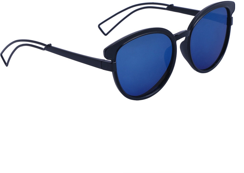 Reyda Cat-eye Sunglasses(Blue)