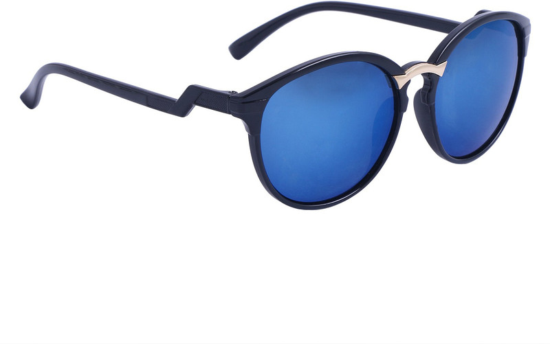 Reyda Oval Sunglasses(Blue)