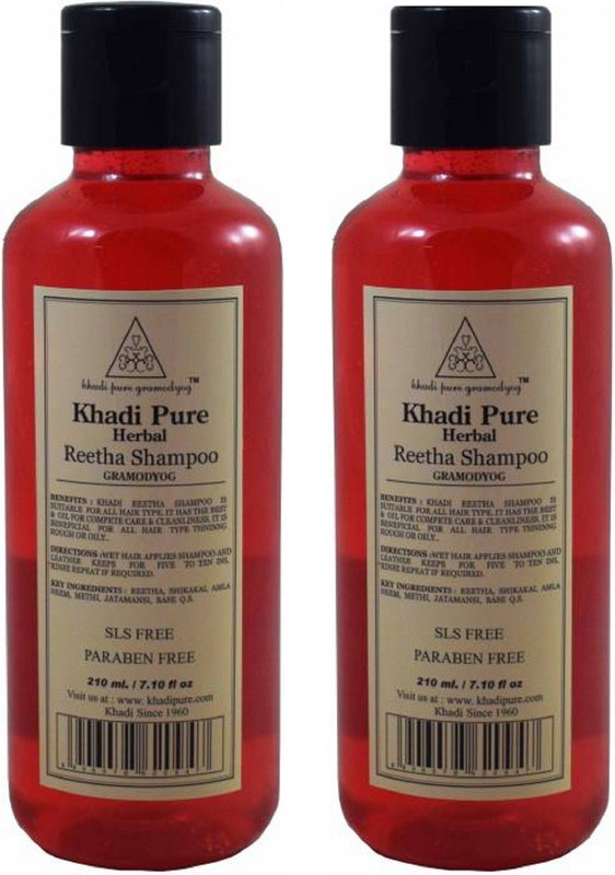 Khadi Pure Reetha shampoo(420 ml)