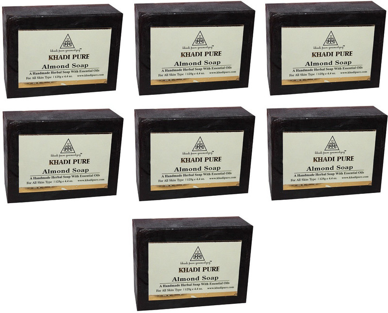Khadi Pure Almond Soap(7 x 125 g)