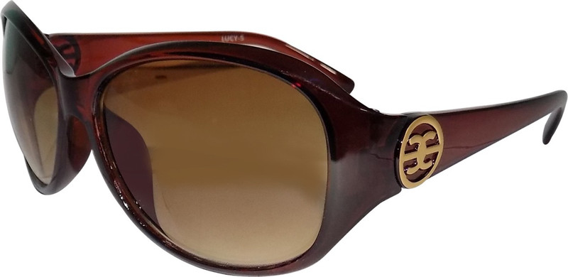 Forty Hands Over-sized Sunglasses(Brown)