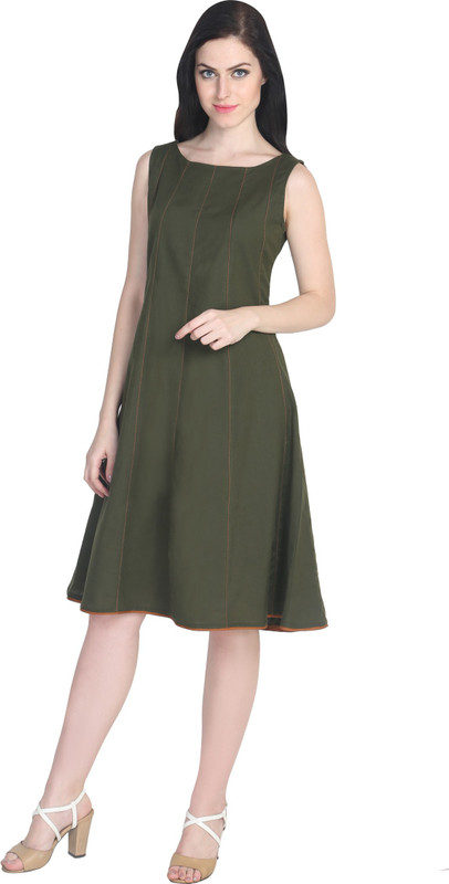 D&S Women Bodycon Green Dress