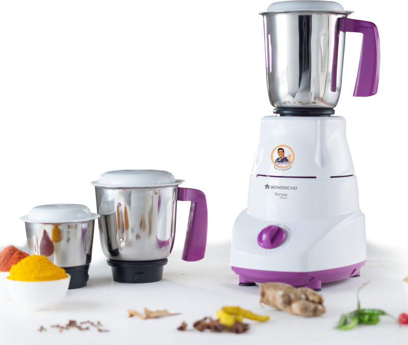 Wonderchef Victor Classic 500 W Mixer Grinder(Multicolor, 3 Jars)