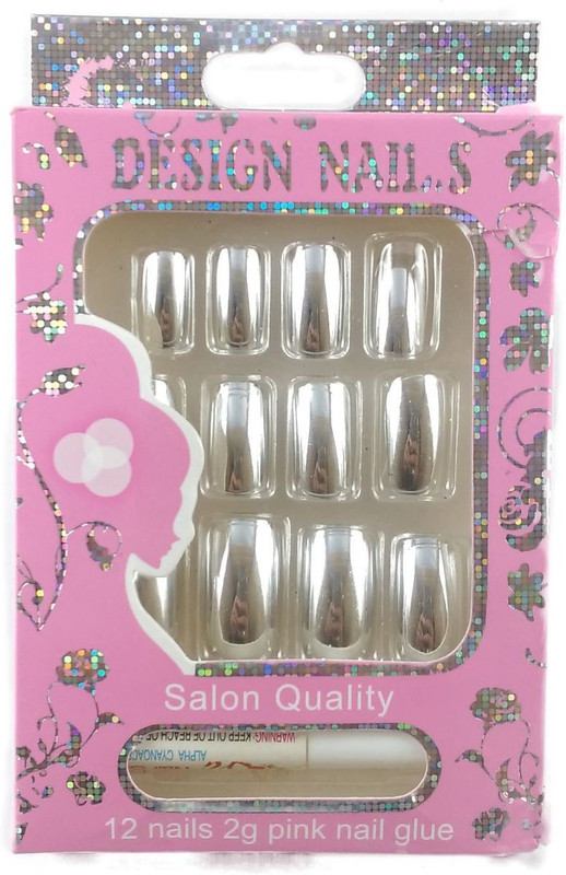 Iris 7 Chrome Mirror Nails(Silver)