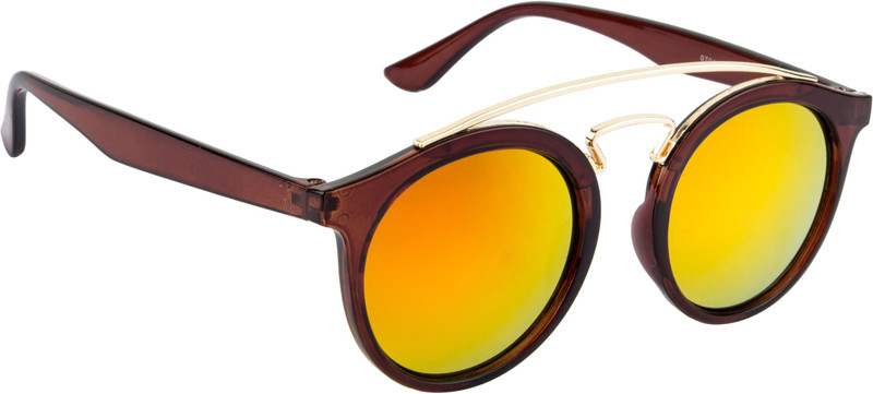 NuVew Round Sunglasses(Golden)