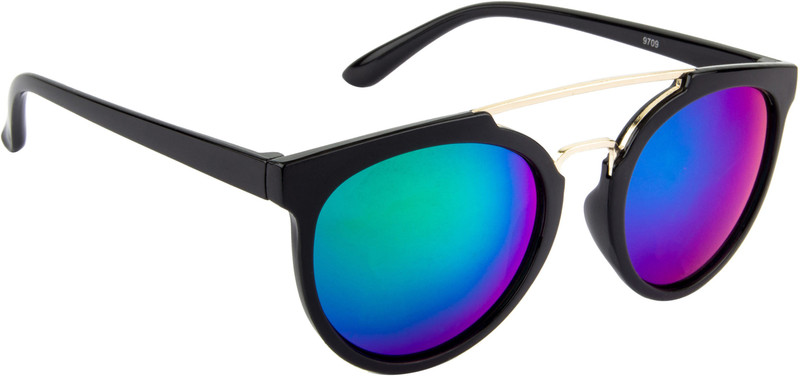 NuVew Round Sunglasses(Green, Blue)