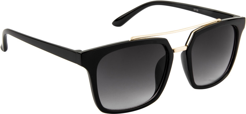 NuVew Rectangular Sunglasses(Grey)